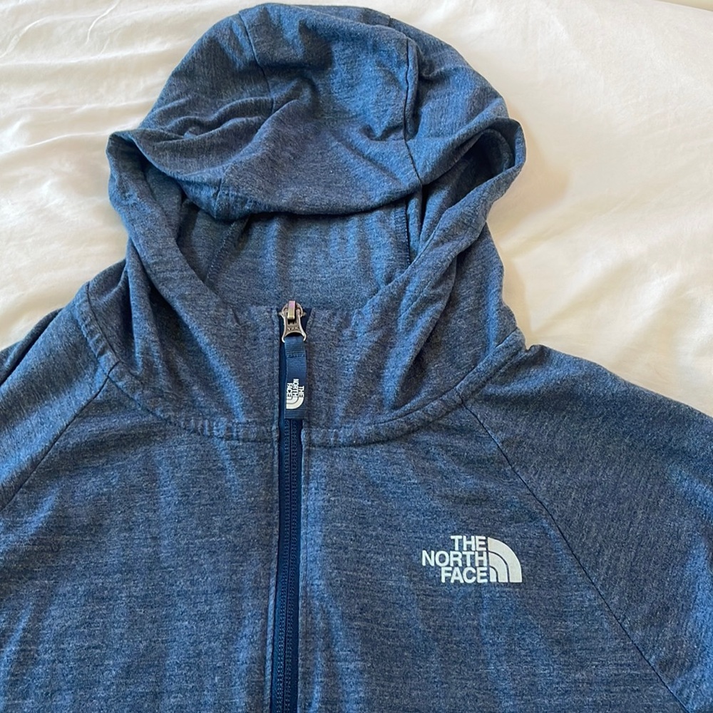 The north face girls Xl  blue jacket